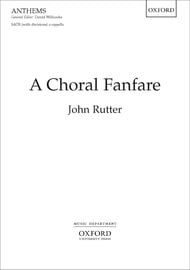 Choral Fanfare SATB choral sheet music cover Thumbnail